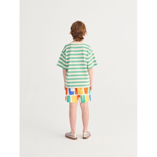 Bobo Choses | Bobo Choses Modern Striped T-Shirt Offwhite