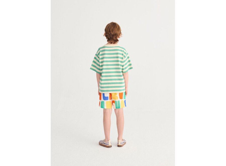 Bobo Choses | Bobo Choses Modern Striped T-Shirt Offwhite