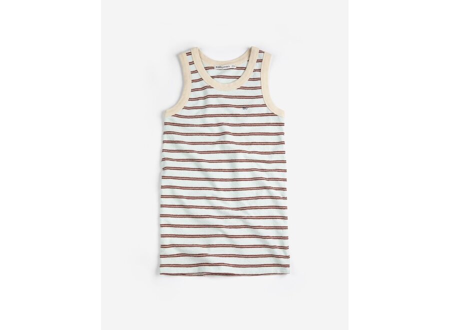 Bobo Choses Striped Dress Light Blue