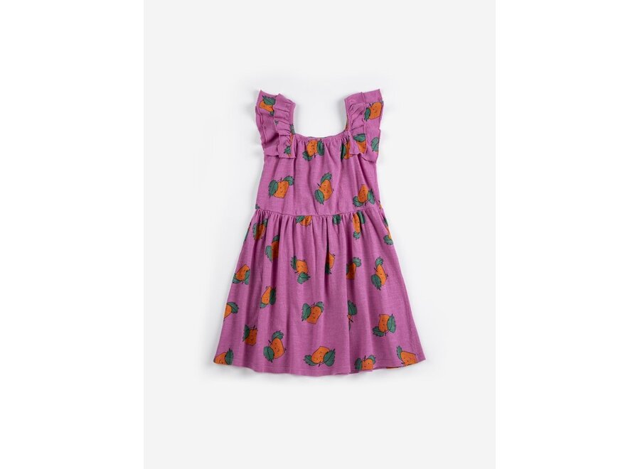 Bobo Choses | Tangerine All Over Ruffled Dress Purple