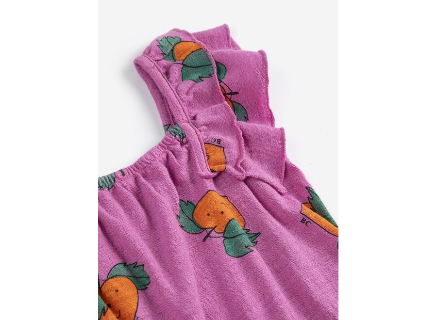 Bobo Choses | Tangerine All Over Ruffled Dress Purple