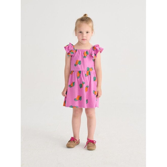 Bobo Choses | Tangerine All Over Ruffled Dress Purple