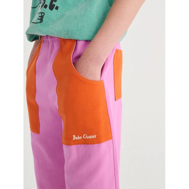 Bobo Choses | Bobo Choses Color Block Woven Pants Purple