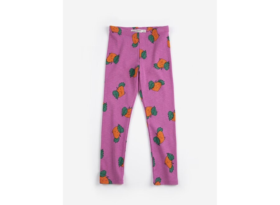 Tangerine All Over Leggings Purple