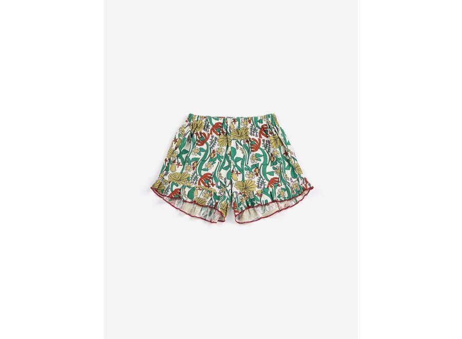 Color Herbalist All Over Woven Shorts Offwhite