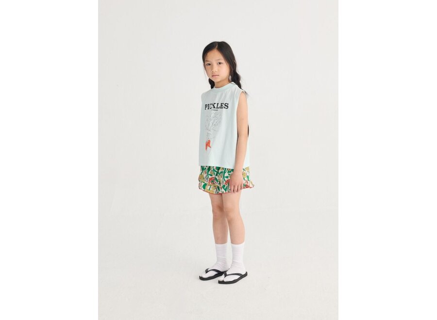 Bobo Choses | Color Herbalist All Over Woven Shorts Offwhite