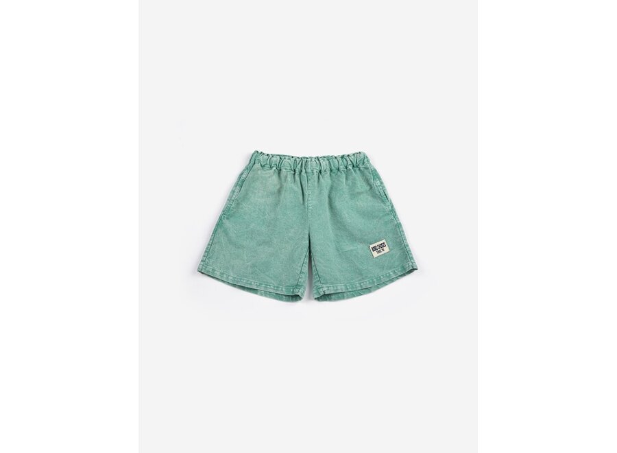 Bobo Choses Since 09 Woven Bermuda Shorts Green