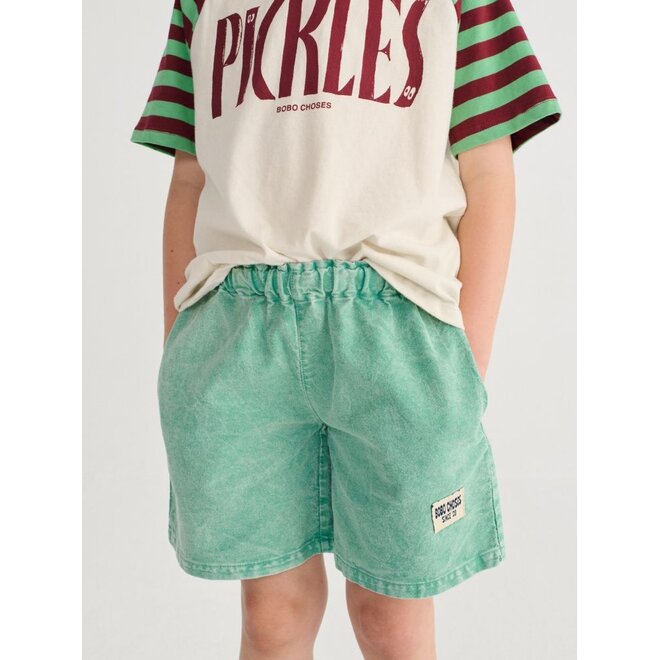 Bobo Choses | Bobo Choses Since 09 Woven Bermuda Shorts Green