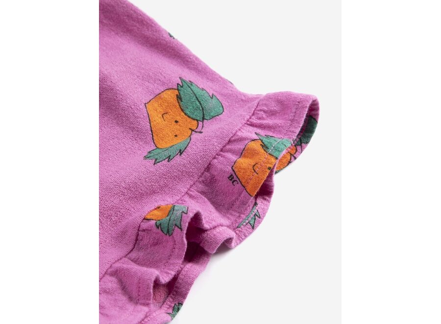 Bobo Choses | Tangerine All Over Ruffled Shorts Purple