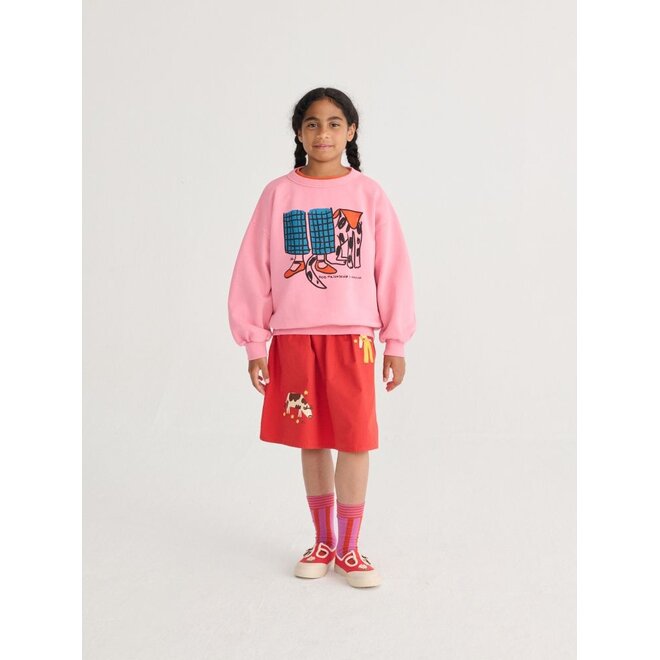 Bobo Choses | Dog Friendship Sweatshirt Pink