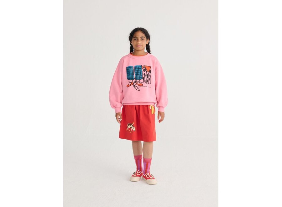 Bobo Choses | Dog Friendship Sweatshirt Pink