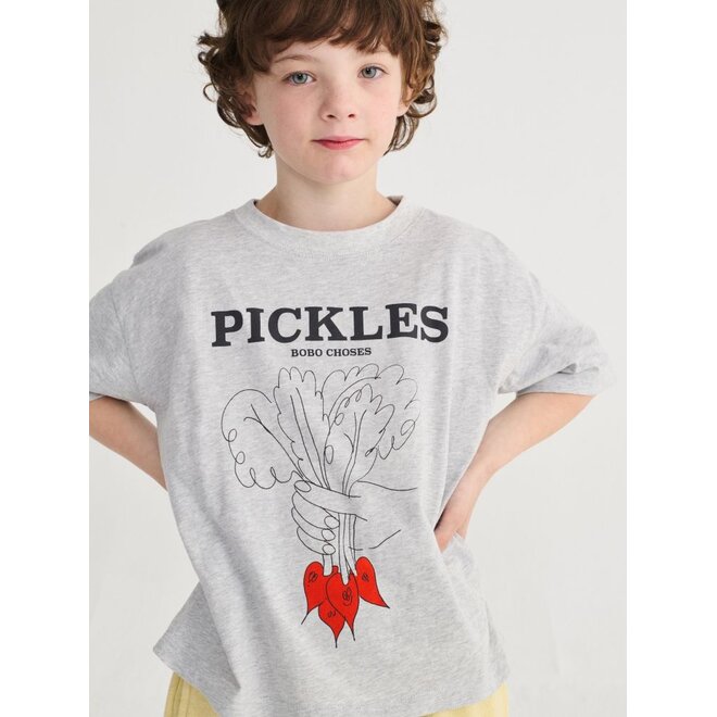 Bobo Choses | Bunch Of Vegetables T-Shirt Heather Grey