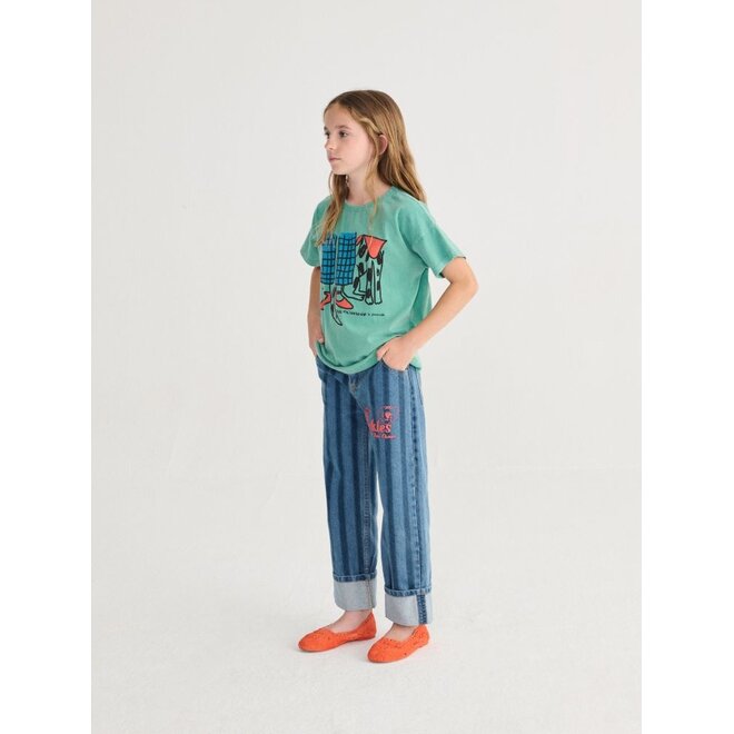 Bobo Choses | Dog Friendship T-Shirt Green