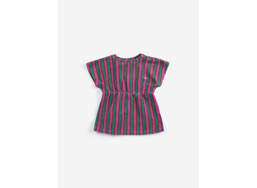 Bobo Choses | Bobo Choses Striped Terry Cloth Dress Multicolor