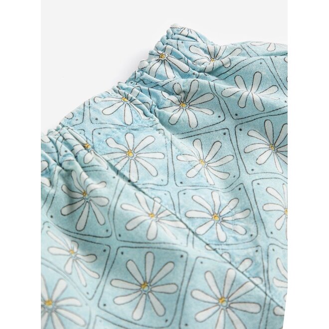 Bobo Choses | Daisy Mosaic All Over Woven Short Light Blue