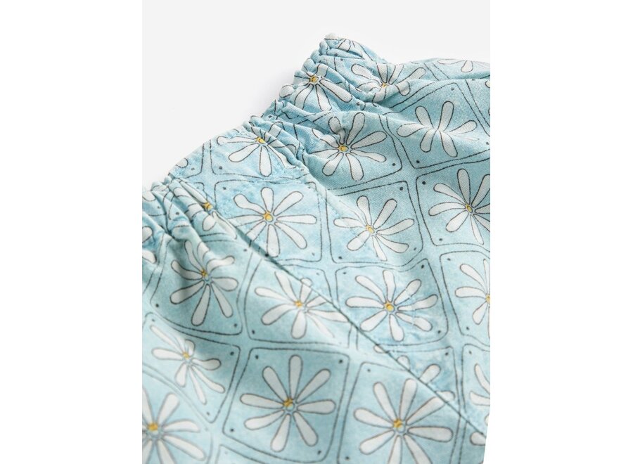 Bobo Choses | Daisy Mosaic All Over Woven Short Light Blue