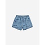 Bobo Choses | Pickles The Dog All Over Baby Denim Short Prussian Blue