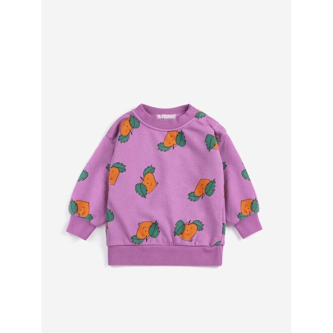 Bobo Choses | Tangerine All Over Sweatshirt Fuchsia