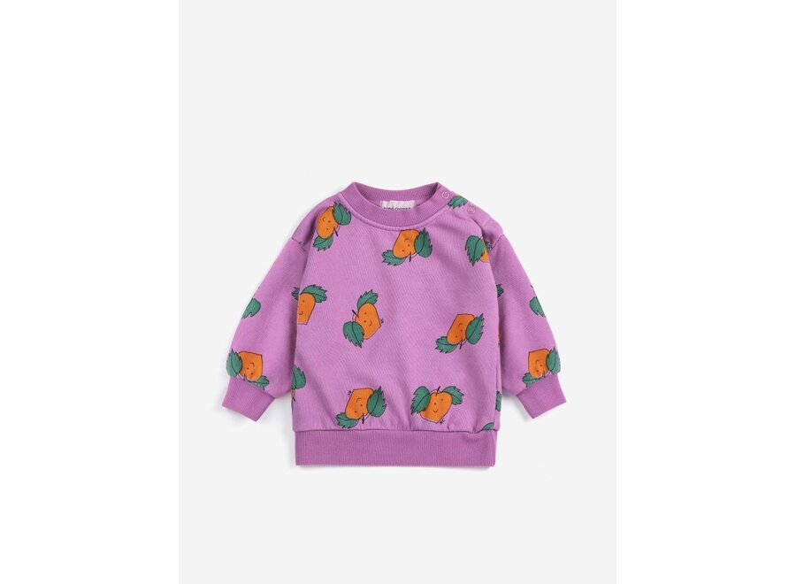 Tangerine All Over Sweatshirt Fuchsia