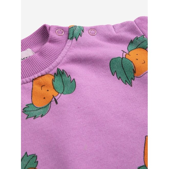 Bobo Choses | Tangerine All Over Sweatshirt Fuchsia