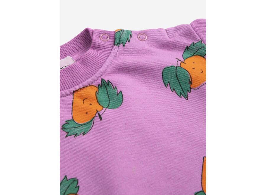 Bobo Choses | Tangerine All Over Sweatshirt Fuchsia