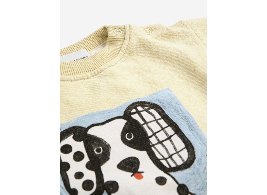 Bobo Choses | Van Dog Sweartshirt Baby Yellow