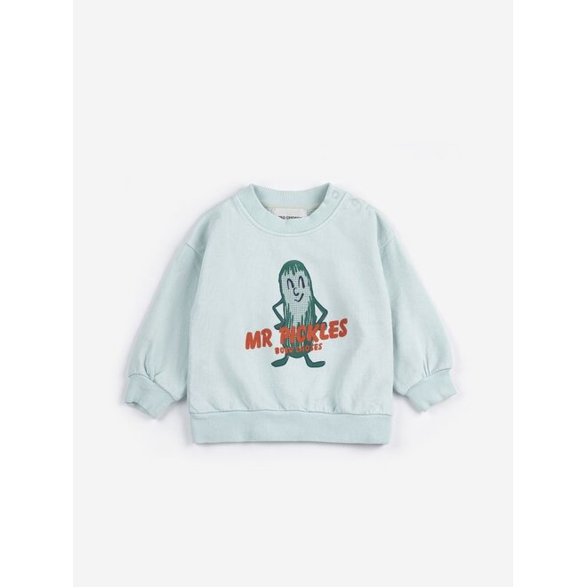 Bobo Choses | Mr Pickles Baby Sweatshirt Light Blue