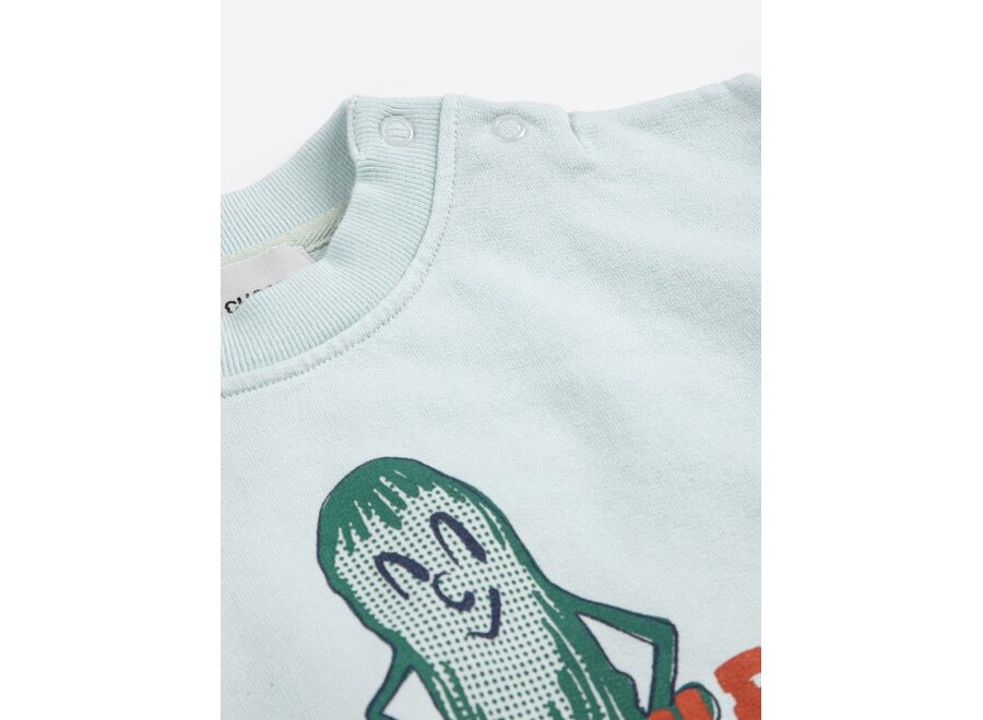 Bobo Choses | Mr Pickles Baby Sweatshirt Light Blue