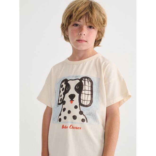 Bobo Choses | Van Dog Baby T-Shirt White