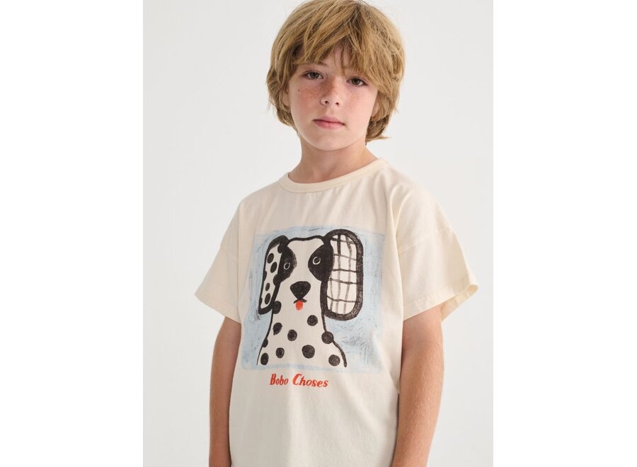 Bobo Choses | Van Dog Baby T-Shirt White