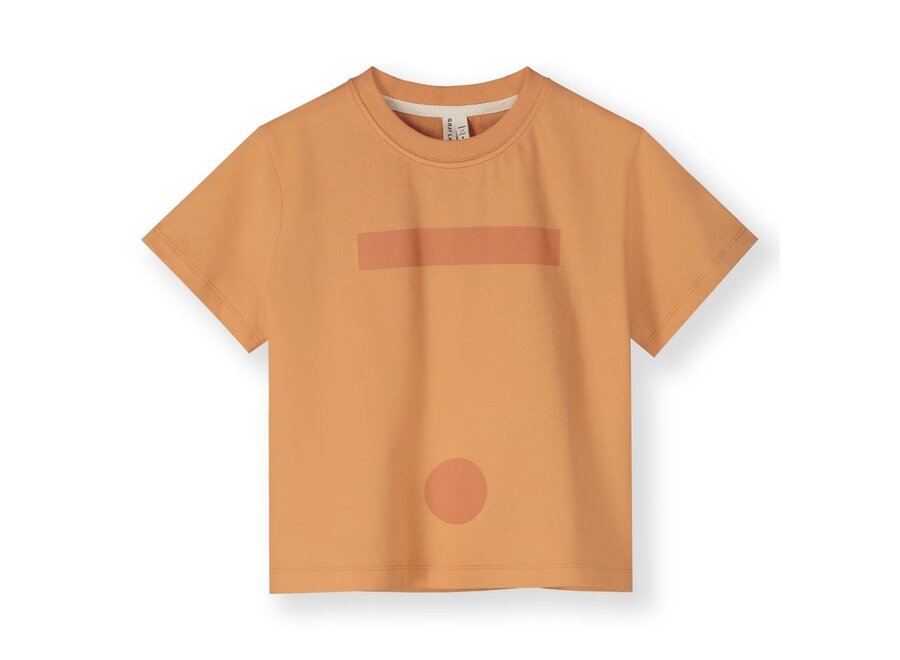 Oversized Tee w/ Logo GOTS Melon