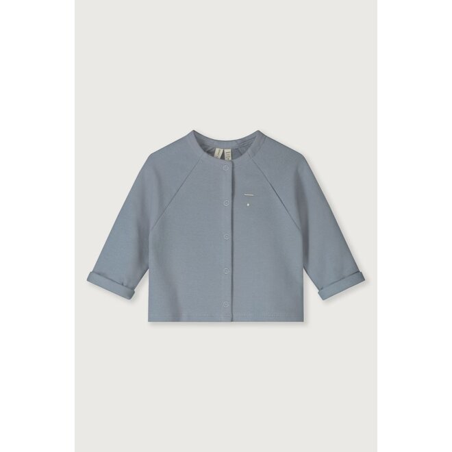 Gray Label | Baby Raglan Cardigan GOTS Stone Grey