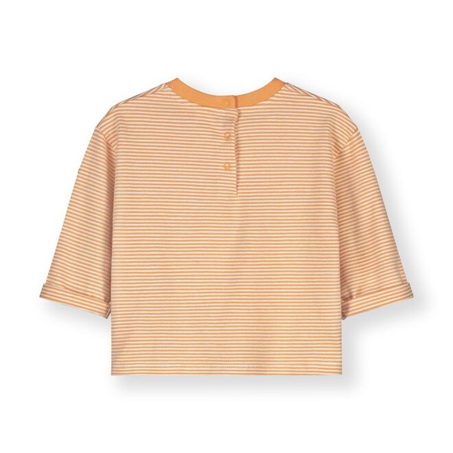 Gray Label | Baby L/S Pocket Tee GOTS Melon / Cream