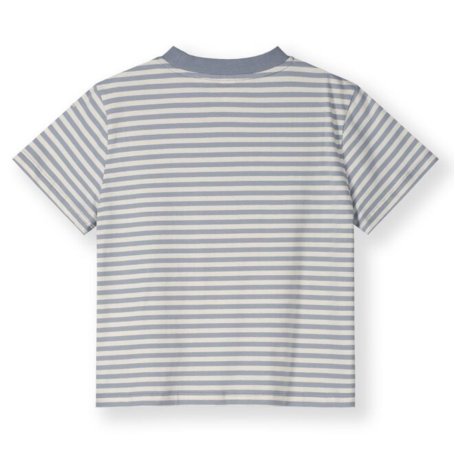 Gray Label | Oversized Tee GOTS Stone Grey / Cream