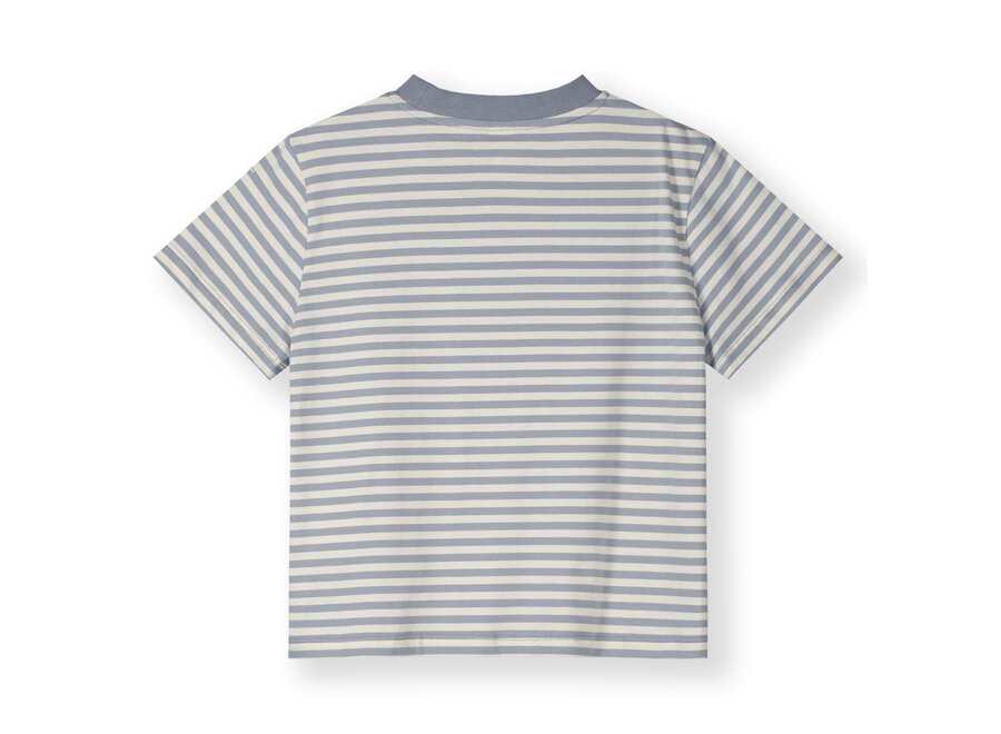 Gray Label | Oversized Tee GOTS Stone Grey / Cream