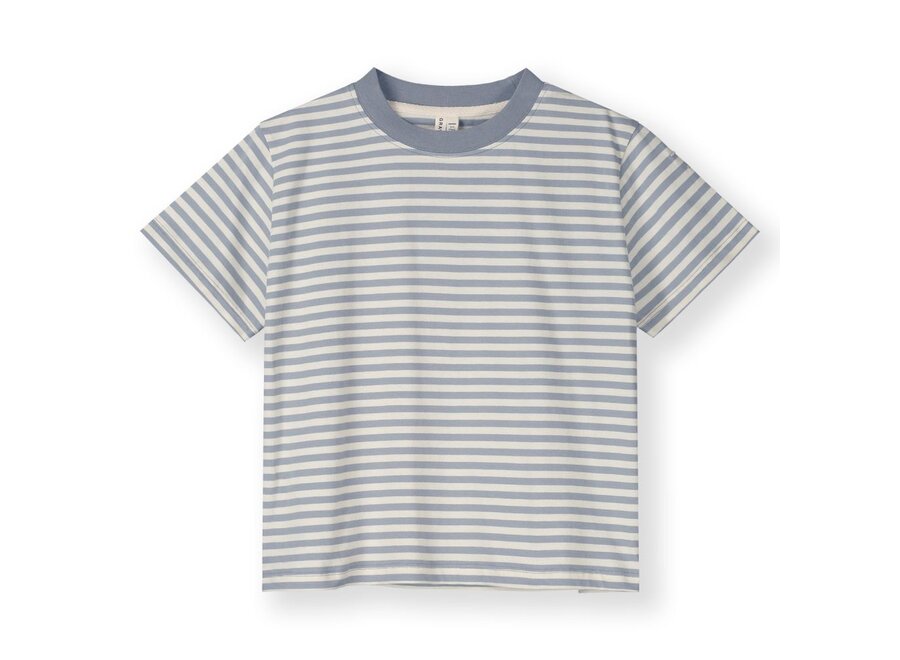 Gray Label | Oversized Tee GOTS Stone Grey / Cream