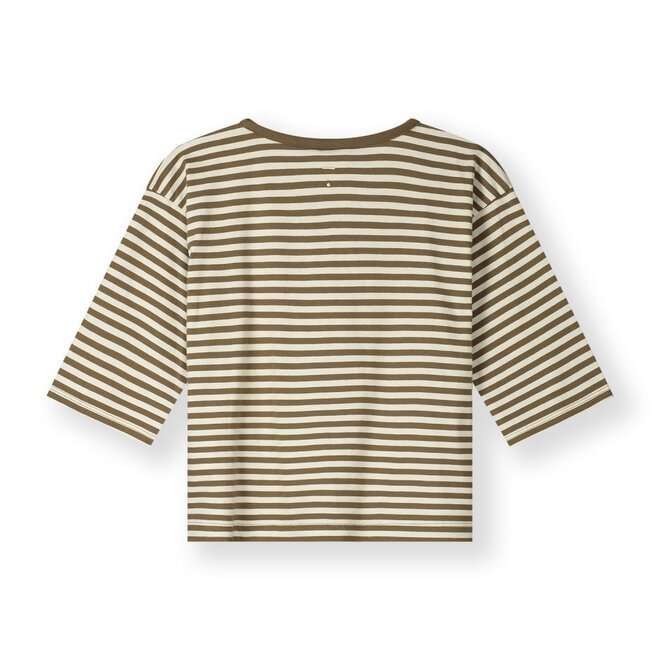 Gray Label | Dropped Shoulder Tee GOTS Woody / Cream