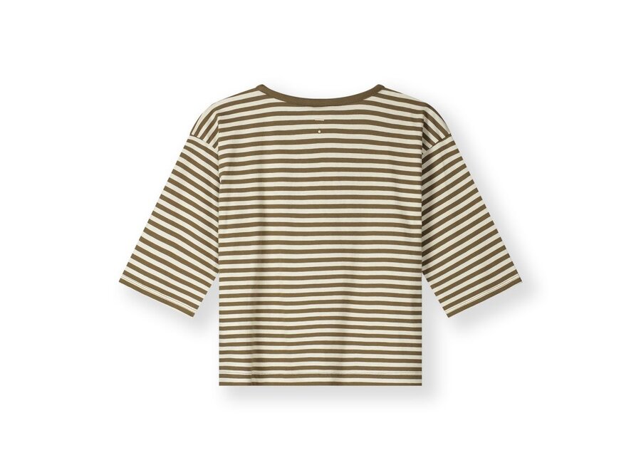 Gray Label | Dropped Shoulder Tee GOTS Woody / Cream