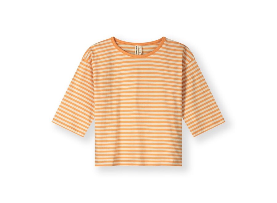 Gray Label | Dropped Shoulder Tee GOTS Melon / Cream
