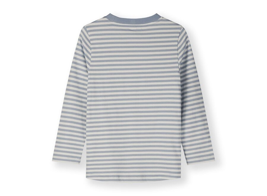 Gray Label | L/S Tee GOTS Stone Grey / Cream