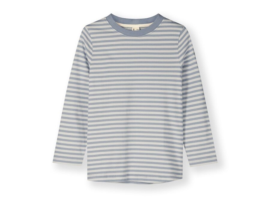 Gray Label | L/S Tee GOTS Stone Grey / Cream