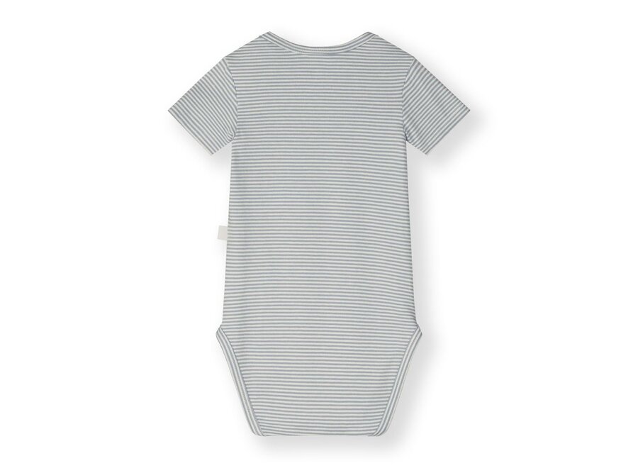 Gray Label | Baby Onesie GOTS Stone Grey / Cream