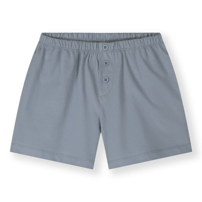 Gray Label | Button Shorts GOTS Stone Grey