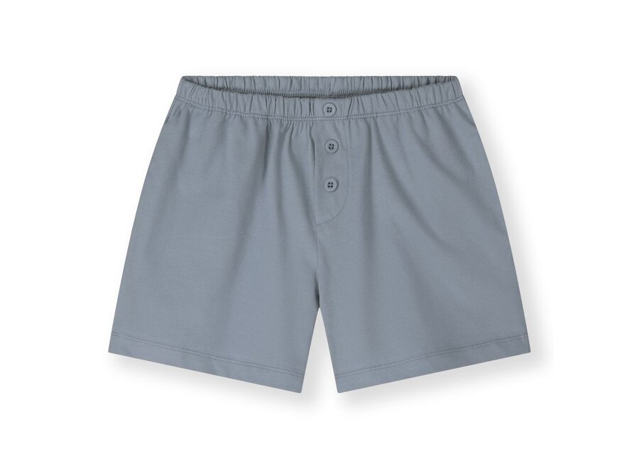 Gray Label | Button Shorts GOTS Stone Grey