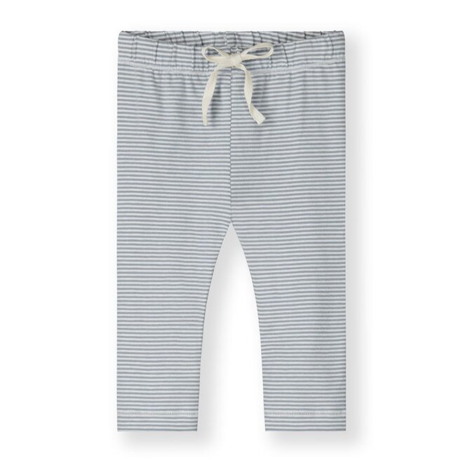 Baby Leggings GOTS Stone Grey / Cream