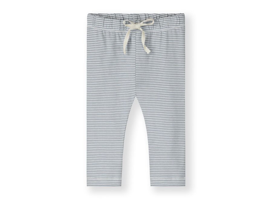 Baby Leggings GOTS Stone Grey / Cream