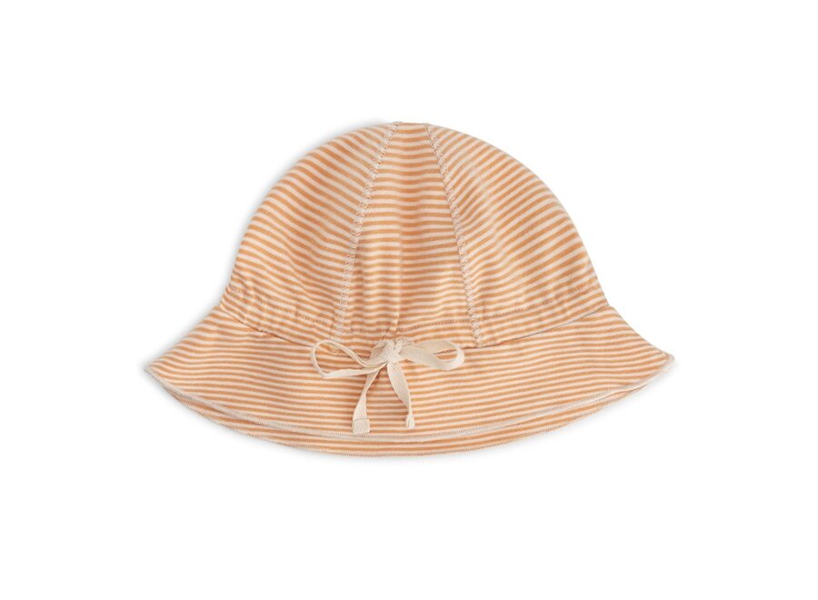 Baby Sun Hat GOTS Melon / Cream