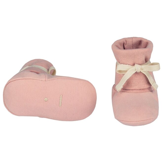 Gray Label | Baby Booties GOTS Faded Pink