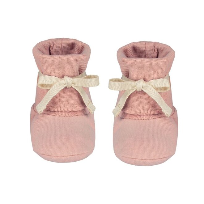 Gray Label | Baby Booties GOTS Faded Pink