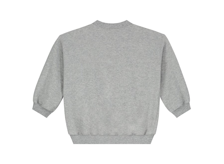 Gray Label | Baby Dropped Shoulder Sweater GOTS Grey Melange